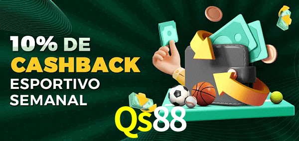 10% de bônus de cashback na Qs88